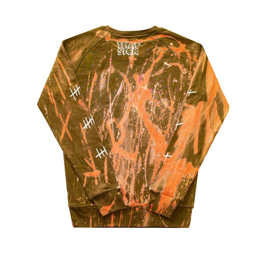 Image of ORANGY - FELPA S TIE DYE 