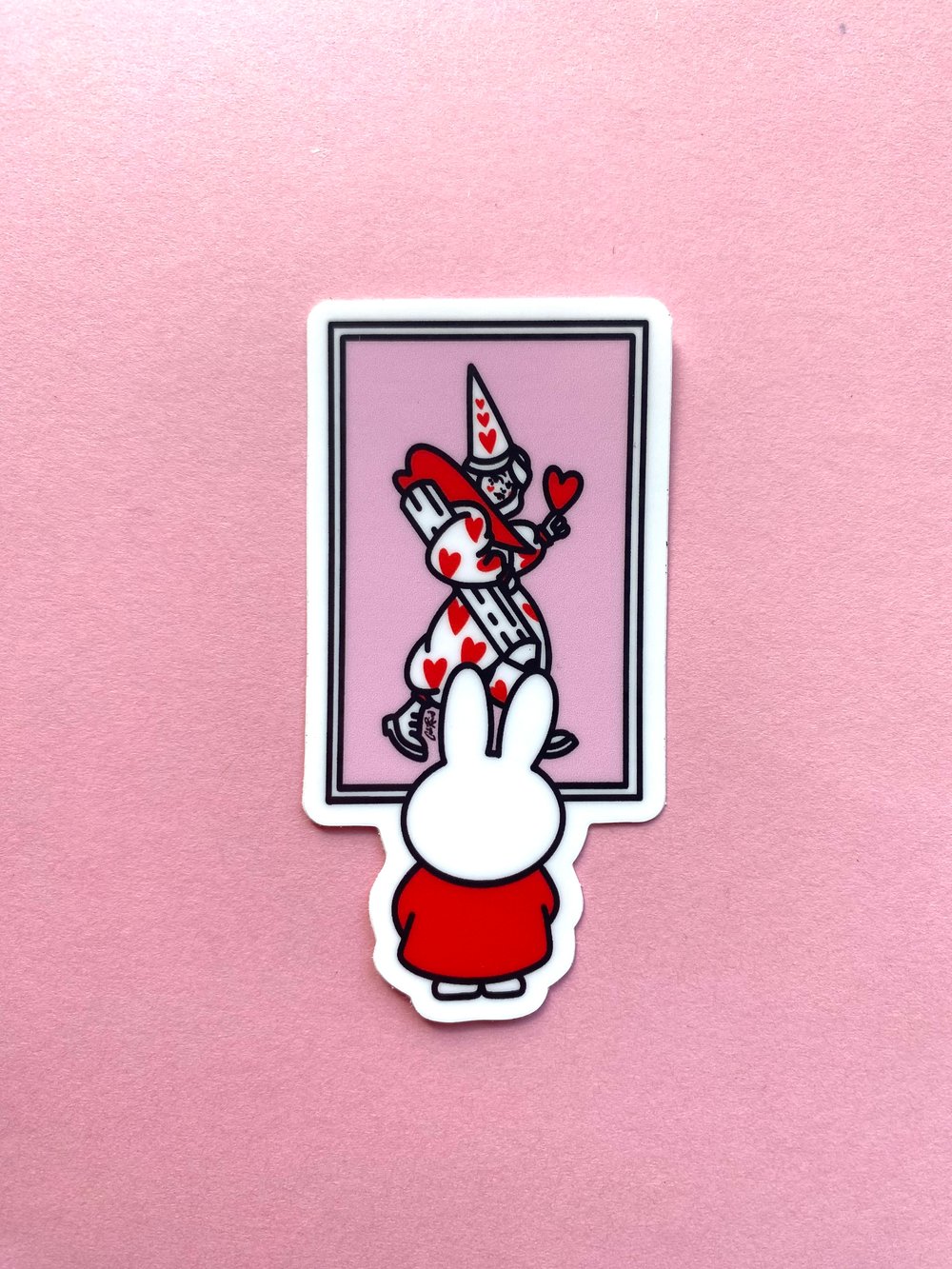 Image of 'Send in the Clowns' Gallery sticker - Limited Edition