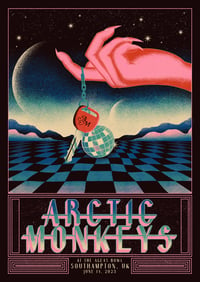 Image 1 of Ltd. Edition Signed & Numbered Arctic Monkeys Screen Print