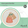 Capivara_ risco para bordar