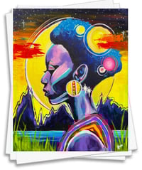 Image 1 of Black to the Future Paper Print