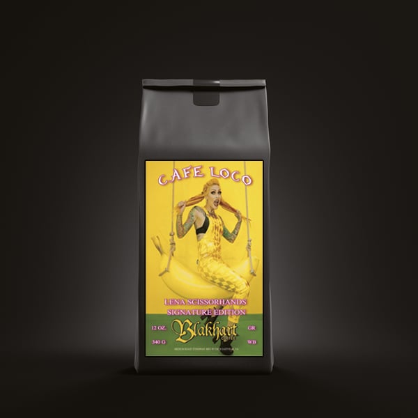 "CAFE LOCO" LENA SCISSORHANDS SIGNATURE MEDIUM SINGLE ORIGIN