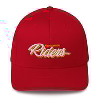 Image 3 of OLD SCHOOL RIDERS LOGO FLEXFIT HAT