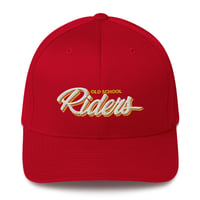 Image 3 of OLD SCHOOL RIDERS LOGO FLEXFIT HAT