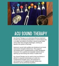 Acu Sound/Singing Bowls Therapy Session