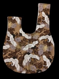 Image 3 of Japanese Crane & Floral Knot Bag 