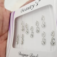 Image 4 of Silver Floral & Falling Star Bindis