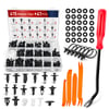 Nilight 415 Pcs Car Retainer Clips & Fastener Remover - 18 Most Popular Sizes Auto Push Pin Rivets S