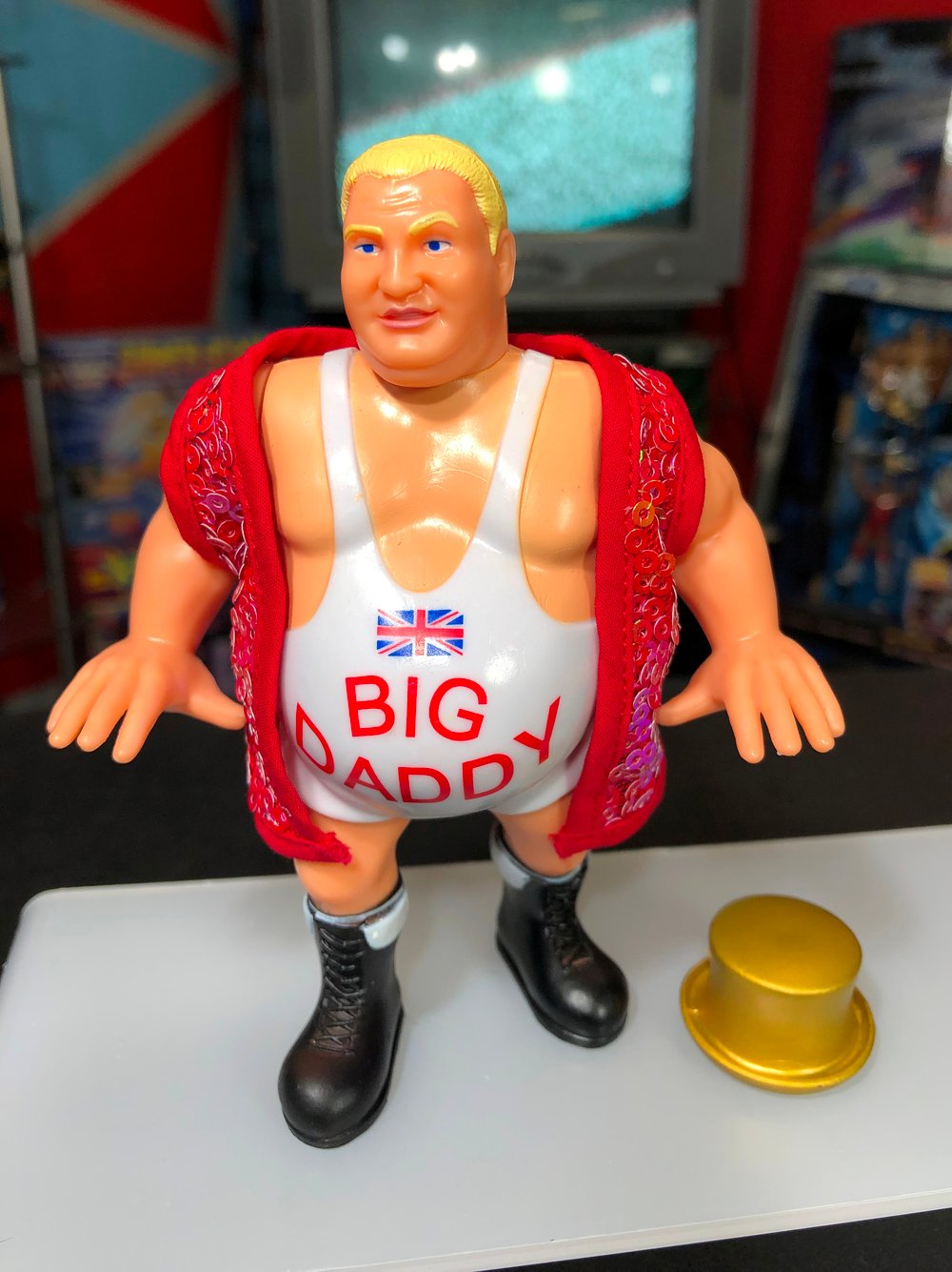 **NO PACKAGING**BIG DADDY Wrestling Megastars Series 2 Figure by CHELLA TOYS (Loose)