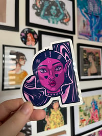 Image 2 of Shiny Art Sticker - “Nebulae”