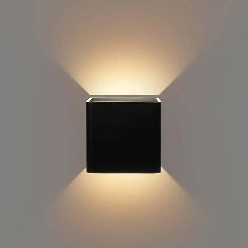 Image of 4 Piece SUNMEIYI LED Modern Black Indoor Wall Lamp 6W