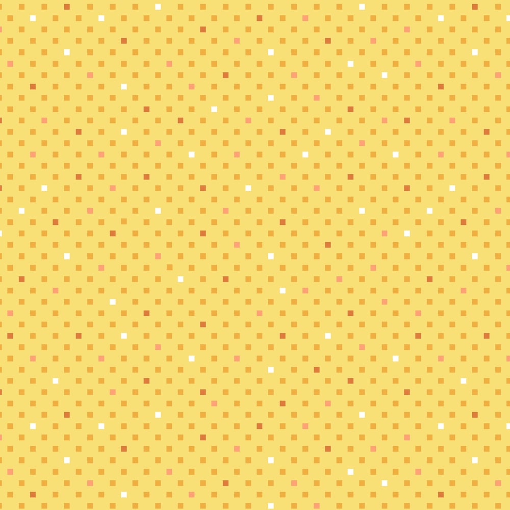 Dazzle Dots 2 Dazzling Squares Yellow by the Yard YDD-036