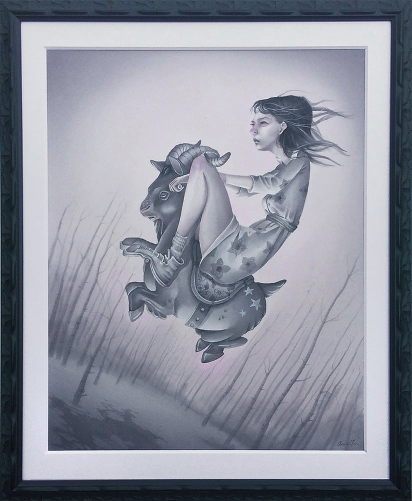 Image of "Henbane & Nightshade", original watercolor painting