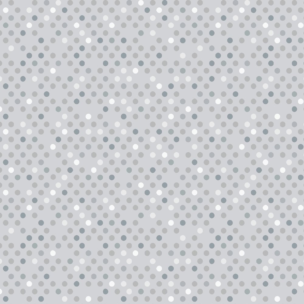 Dazzle Dots 2 Confetti Drop Grey by the Yard YDD-049