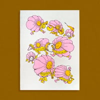 Image 1 of Flower March Greeting Card