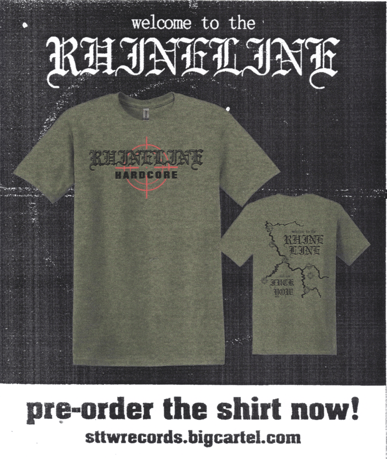 Image of Rhineline Hardcore Shirt