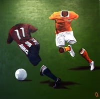 Dynamo vs Chivas 18x18 inches Giclee Print