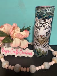 3D White Tiger