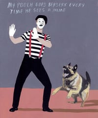 THE POOCH AND THE MIME