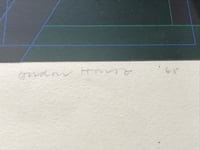 Image 5 of Gordon House Original 1968 Serigraph, Signed