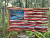 # 595 SMALL BATTLE FLAG WITH CYPRESS TRIM