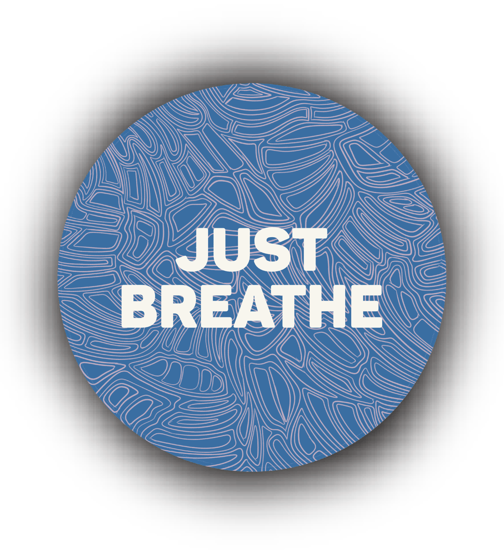 Image of Just Breathe Sticker