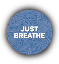 Just Breathe Sticker