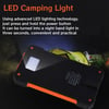 Large Capacity Solar Power Bank Portable With Lanyard Compass External Battery 