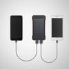 Large Capacity Solar Power Bank Portable With Lanyard Compass External Battery 