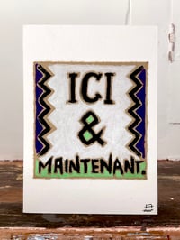 Image 1 of Ici & maintenant (green)