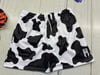Cow Print Mesh Shorts 