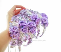 Image 1 of Purple love luxuriant headband