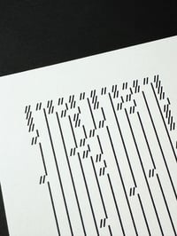 Image 2 of Ascii  — 5x7" pen plot
