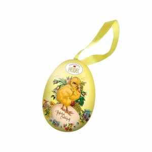 Image of Small Egg shaped tin with Chocolate