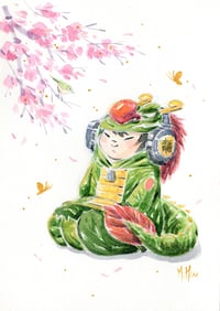 Image 2 of 'Dragon Tunes' Original Painting