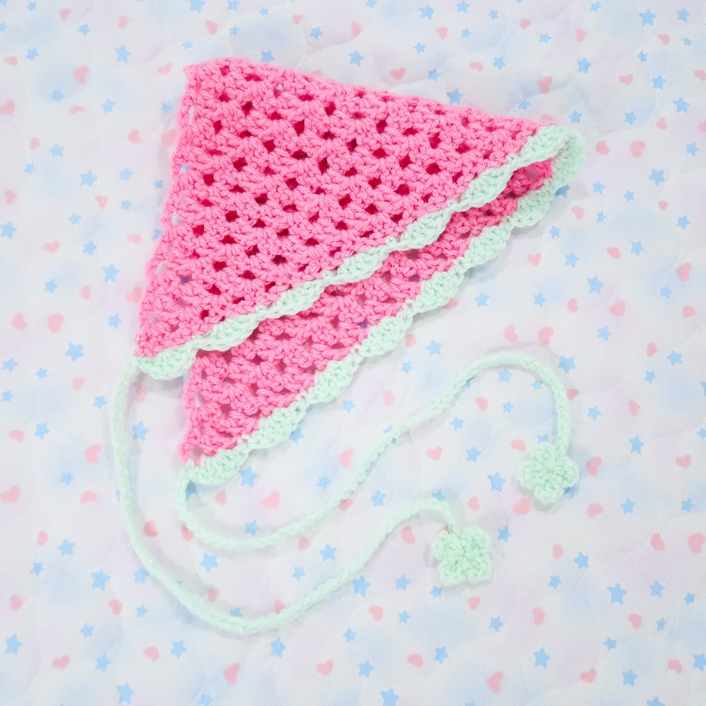 Crochet Bandana Headdress