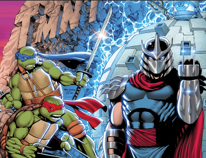 HUGE 44x17 TMNT (JIM LEE X-MEN #1 HOMAGE) PRINT