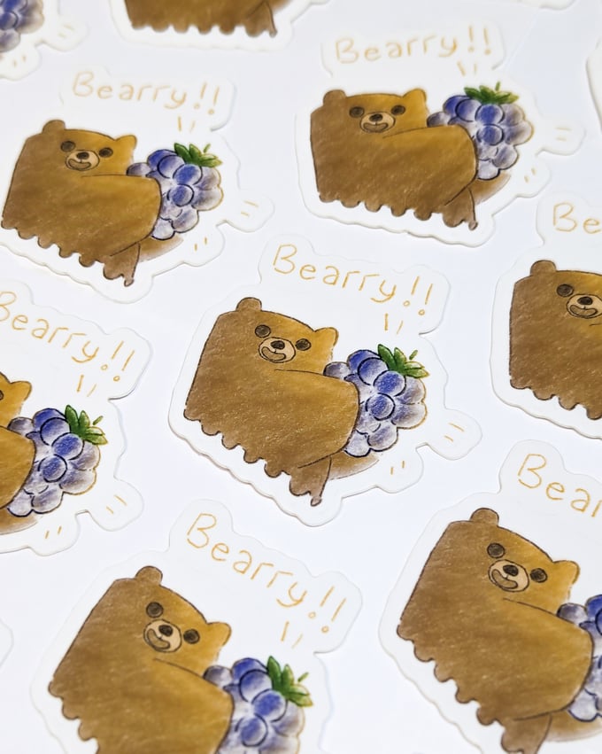 Image of Bearry!! - Sticker