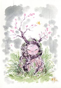 Image 2 of 'Sakura Sage' Original Painting