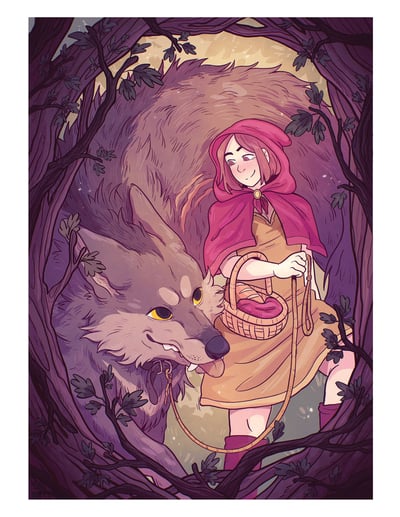 Image of Louie & Casey Red Riding Hood