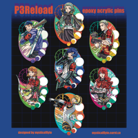 Image 1 of [IN-STOCK] Persona 3 Reload Epoxy Acrylic Pins