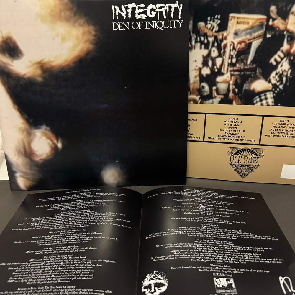 INTEGRITY - Den Of Iniquity 2LP (TEST PRESS)