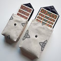 Thoth tarot case, Two size options, With cathedral window print