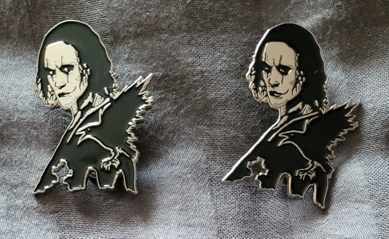 Image of The Crow limited edition enamel pin 