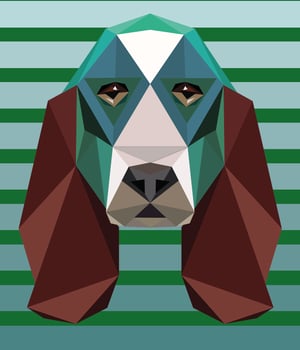 Image of CHURCHILL THE DOG | PRINT ON CANVAS