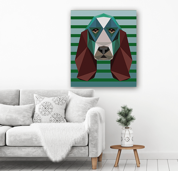 Image of CHURCHILL THE DOG | PRINT ON CANVAS 