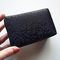 Black brocade tarot case, for standard size cards