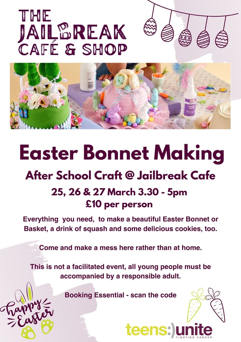 Image of Easter Bonnet Making @ Jailbreak Cafe 