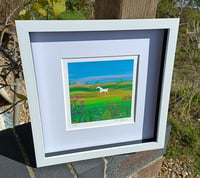 Image 1 of A White Horse In Autumn limited edition print