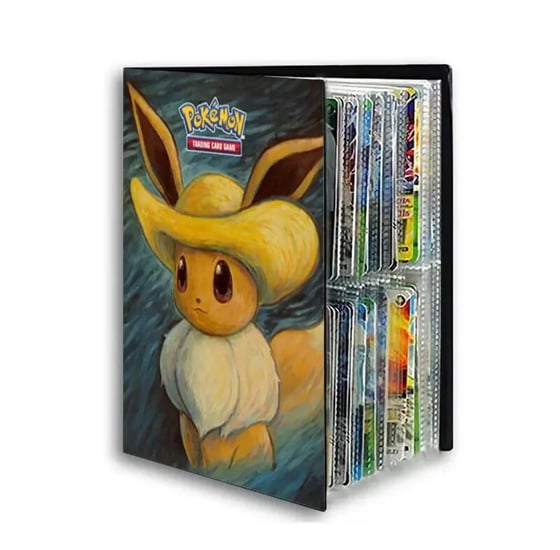 Image of EEVEE POKÉMON VAN GOGH MUSEUM CARD ALBUM/BINDER.